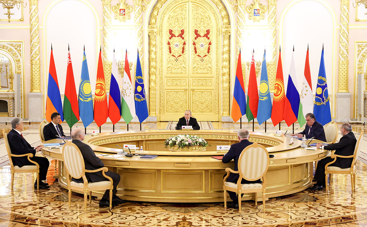 Во время встречи лидеров государств - членов ОДКБ в Москве