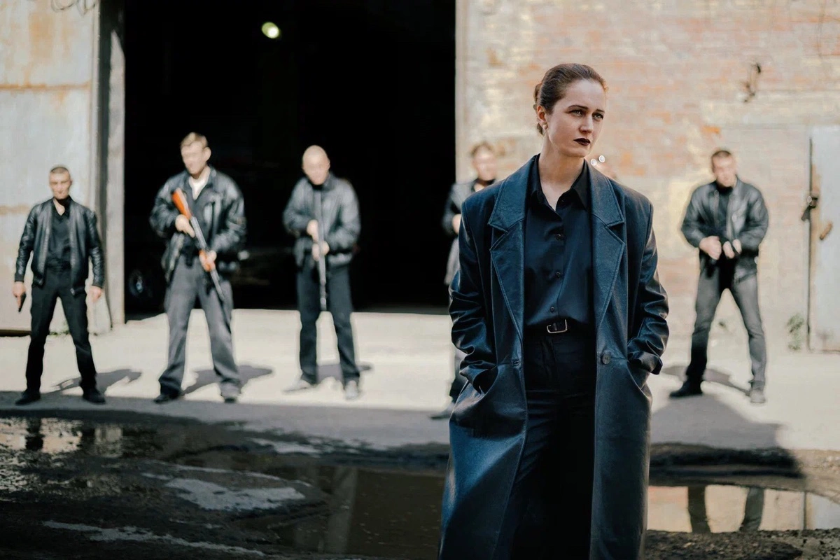 Кадр со съемок сериала «Дети перемен»