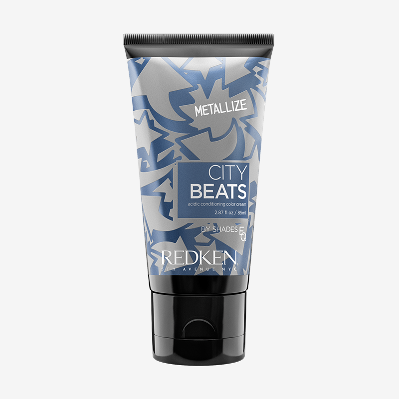 Крем для волос с тонирующим эффектом City Beats в металлическом голубом оттенке Galaxy, Redken
