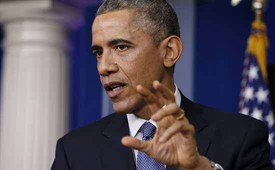Президент США Барак Обама отвечает на вопросы журналистов касательно взлома Sony Pictures Entertainment