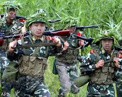 Китай проводит рекордные военные учения