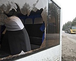 В Свердловской обл. КамАЗ при развороте врезался в автобус с пассажирами