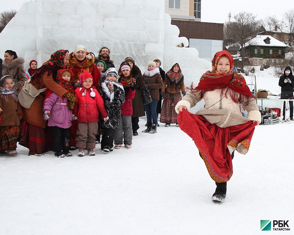 Масленица в Ледовом городке.