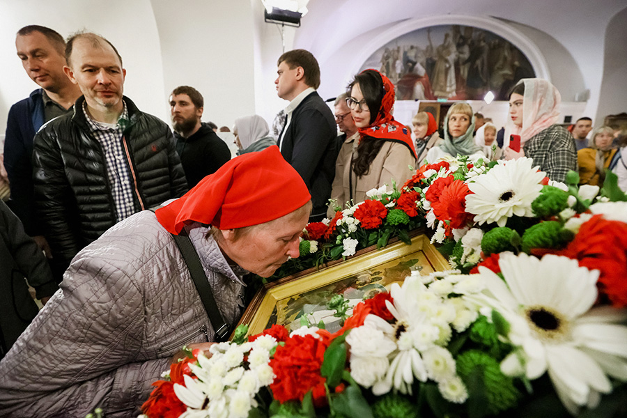 Пасхальная служба в Свято-Владимирском кафедральном соборе на территории музея-заповедника &laquo;Херсонес Таврический&raquo;,&nbsp;Севастополь