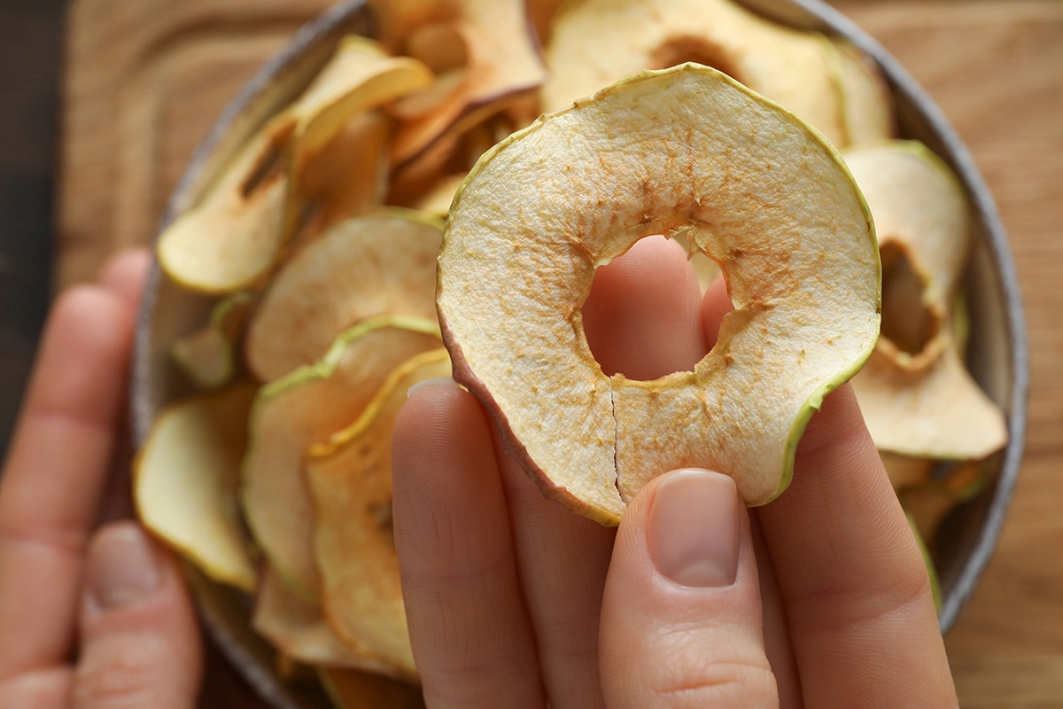 Сушка яблок в сушилке