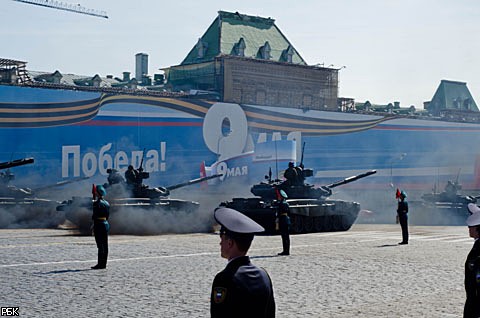 Репетиция парада Победы в Москве