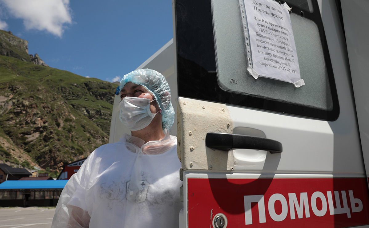 Высокогорный пункт вакцинации от COVID-19 в Кабардино-Балкарии
