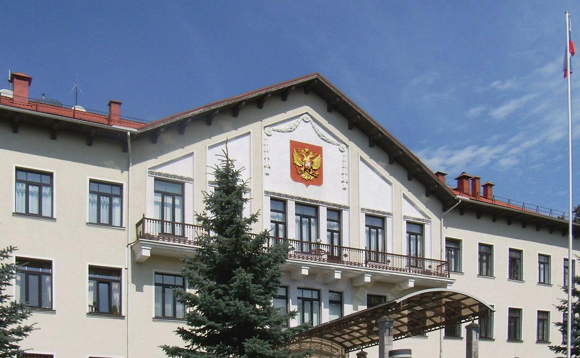 Посольство России в районе Жверинас в Вильнюсе