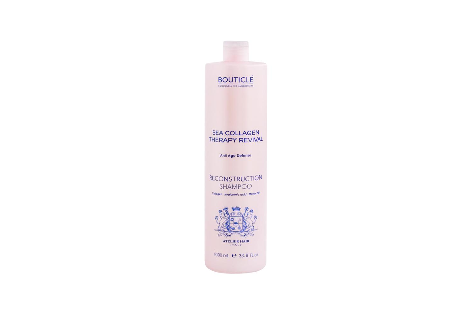 Коллагеновый восстанавливающий шампунь&nbsp;Reconstruction Shampoo, Sea Collagen Therapy,&nbsp;Bouticle, 1385 руб. (bouticle.shop)
