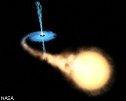 NASA удалось увидеть, как черная дыра разорвала звезду размером с Солнце
