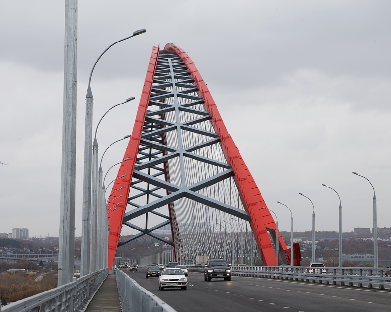 Бугринский мост через Обь в Новосибирске.&nbsp;


