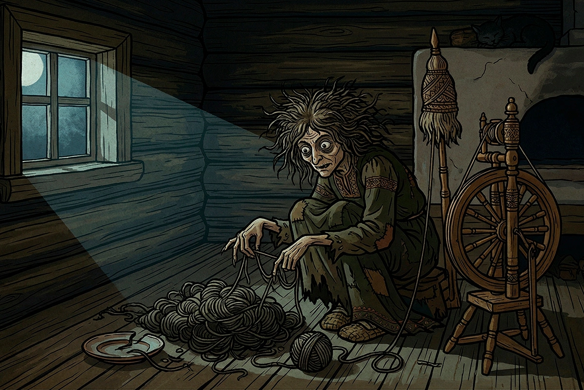 Считалось, что Кикиморы возникали из души умершего некрещеного ребенка