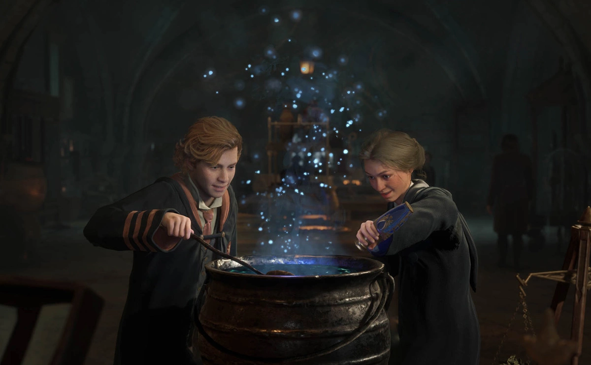 Кадр из игры Hogwarts Legacy