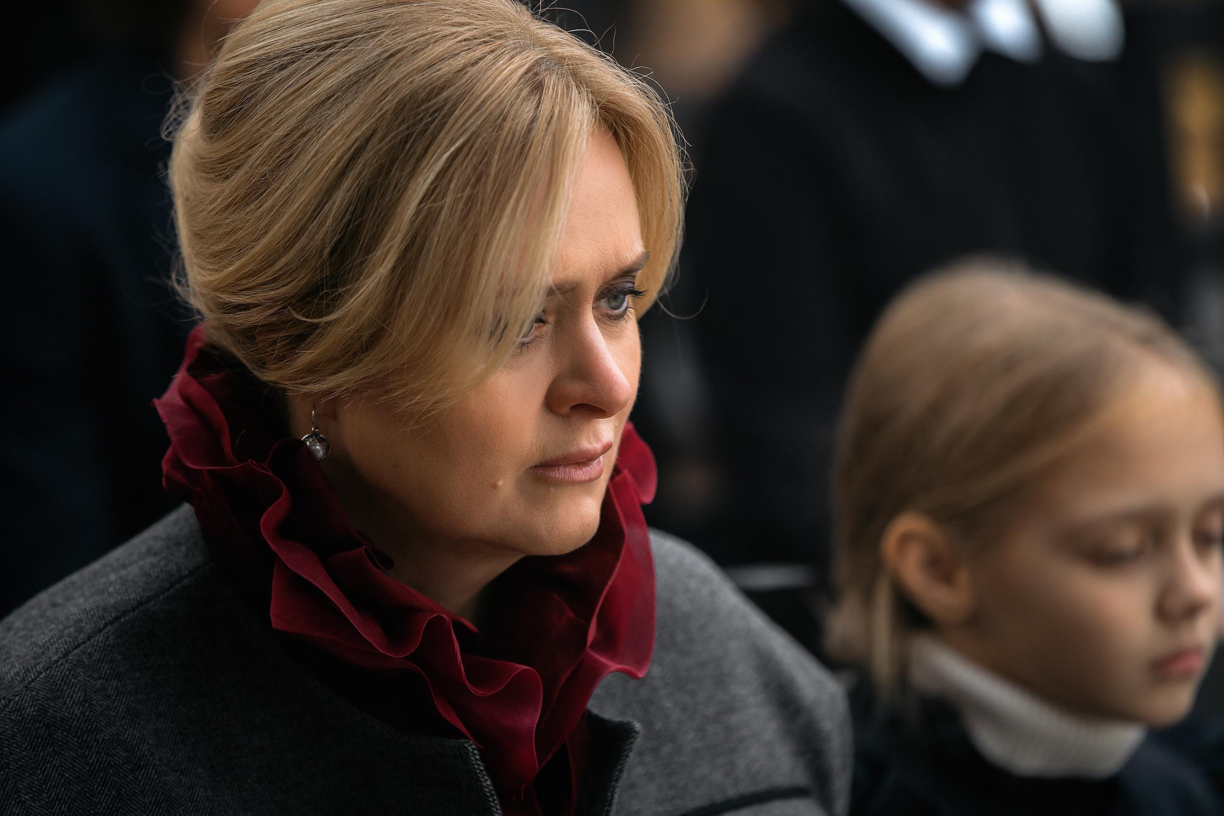 Актриса Анна Михалкова на съемках сказки «Щекотун»