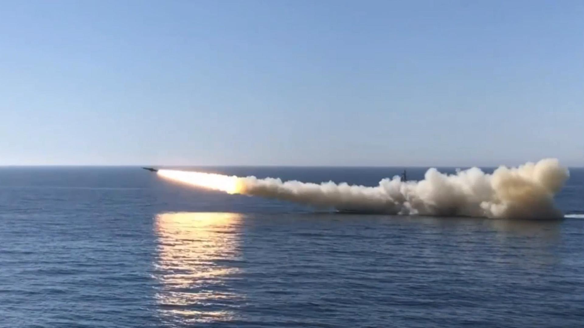 Запуск ракеты «Москит» во время проверки Тихоокеанского флота. Видео