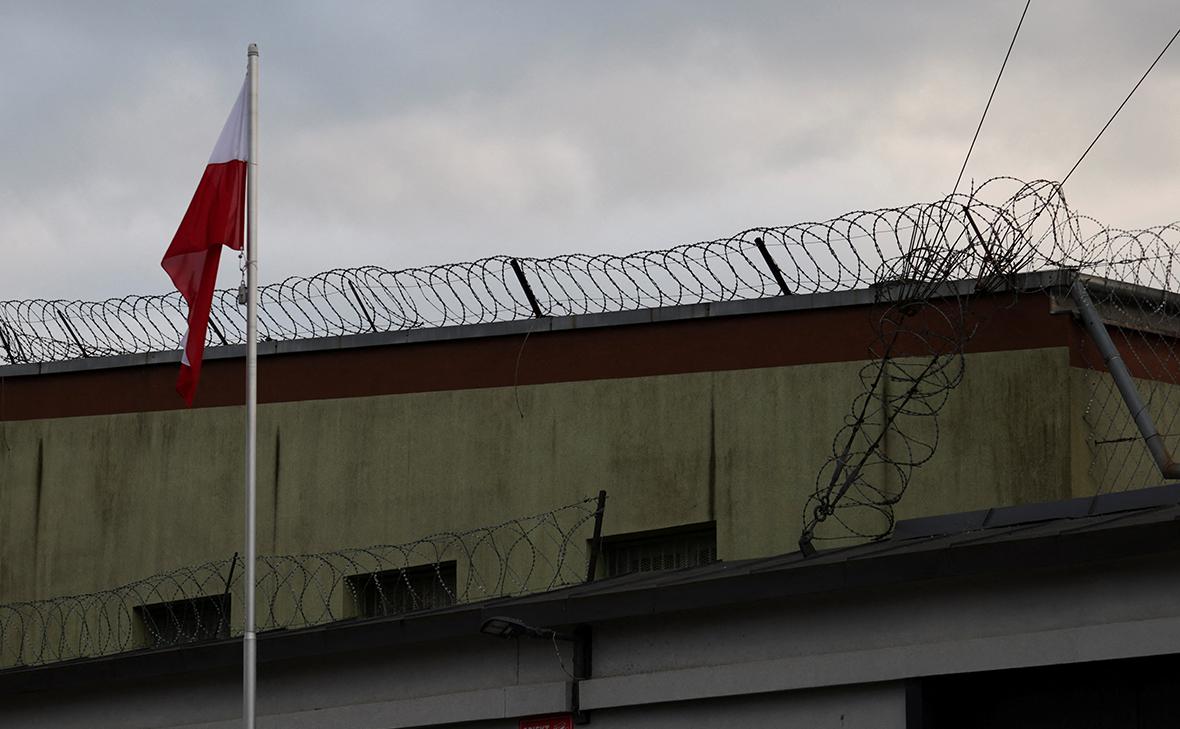 Вид на центр содержания под стражей, где содержится российский археолог Александр Бутягин после задержания польскими властями