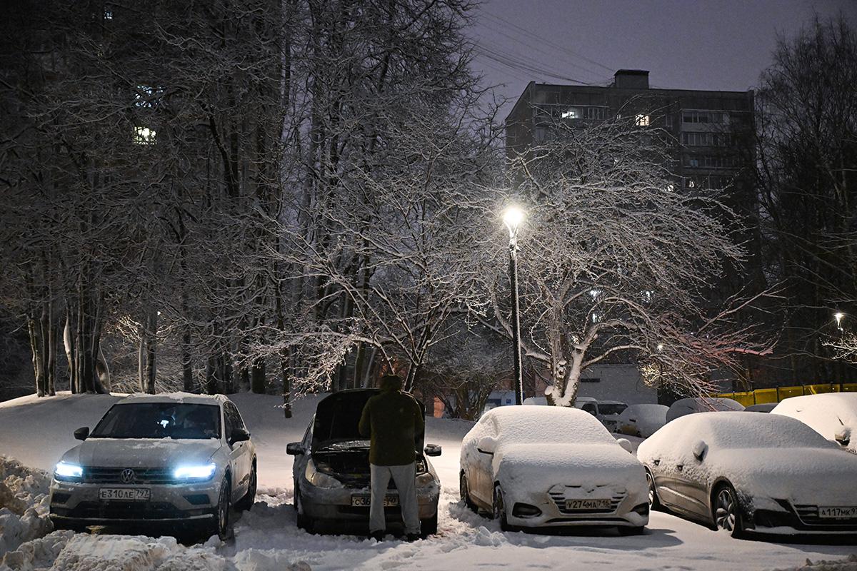 Снегопад в Москве, 25 декабря 2025 года