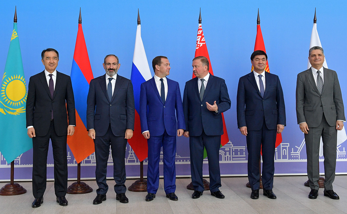 Встреча глав правительств стран Евразийского экономического союза (ЕАЭС)