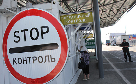 КПП на Границе России и Украины