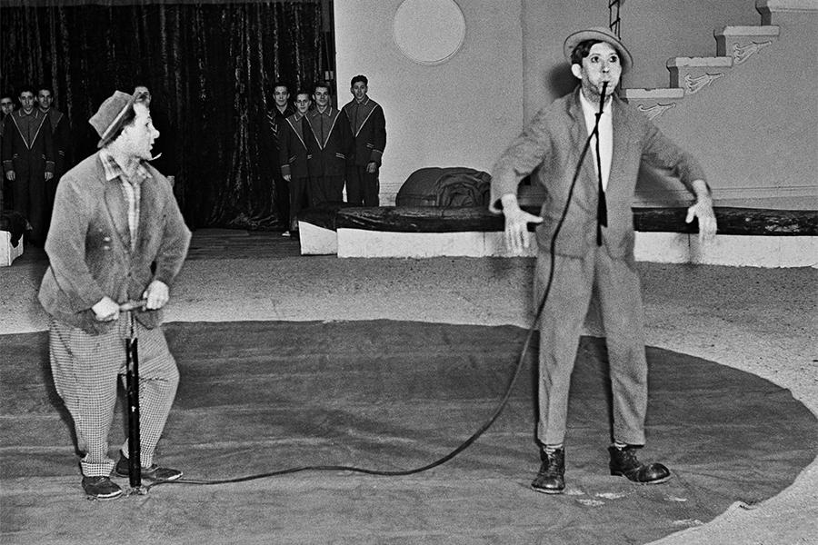 Юрий Никулин (справа) и Михаил Шуйдин, 1963 год