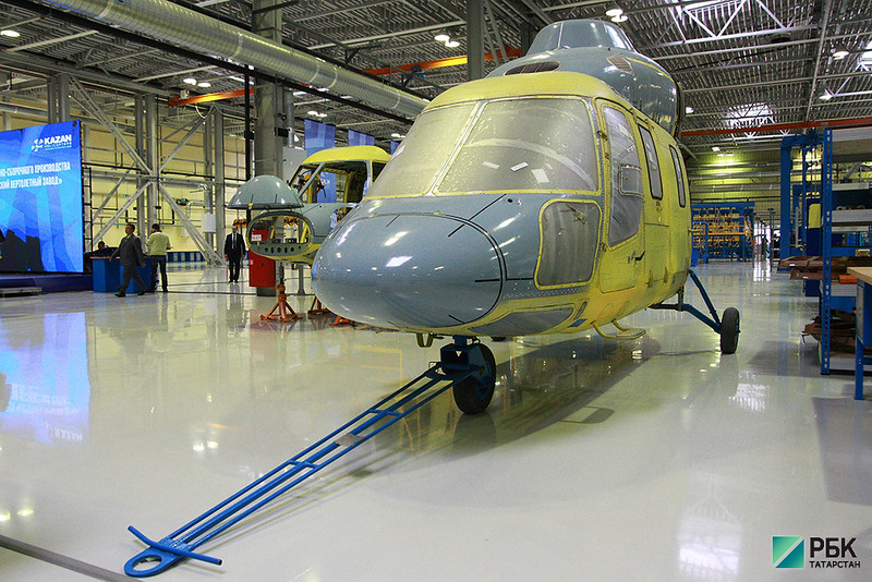 Казанский вертолетный завод получил в 2018 году убыток в 5,3 млрд рублей