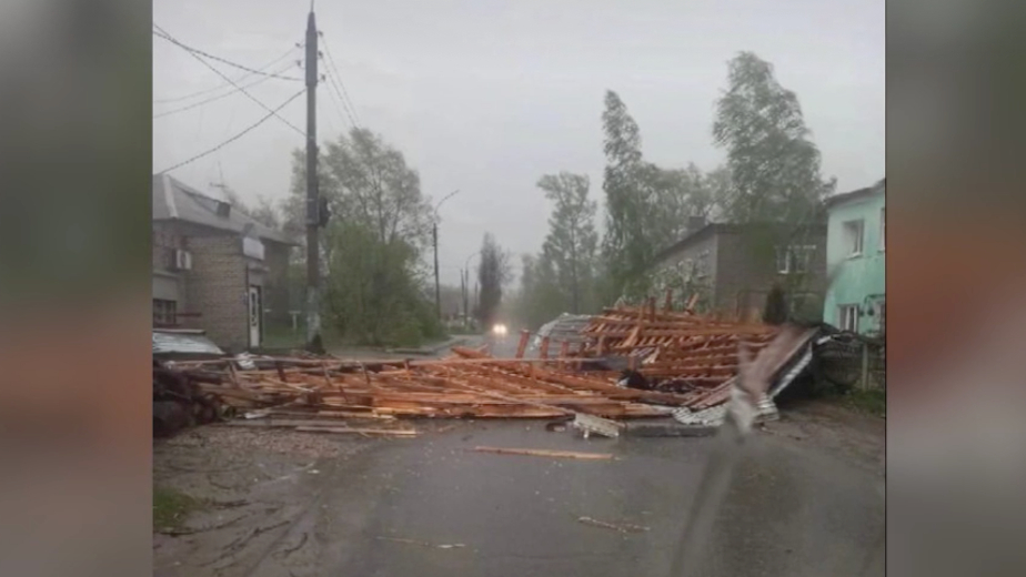 Более 300 населенных пунктов обесточены в Брянской области из-за погоды