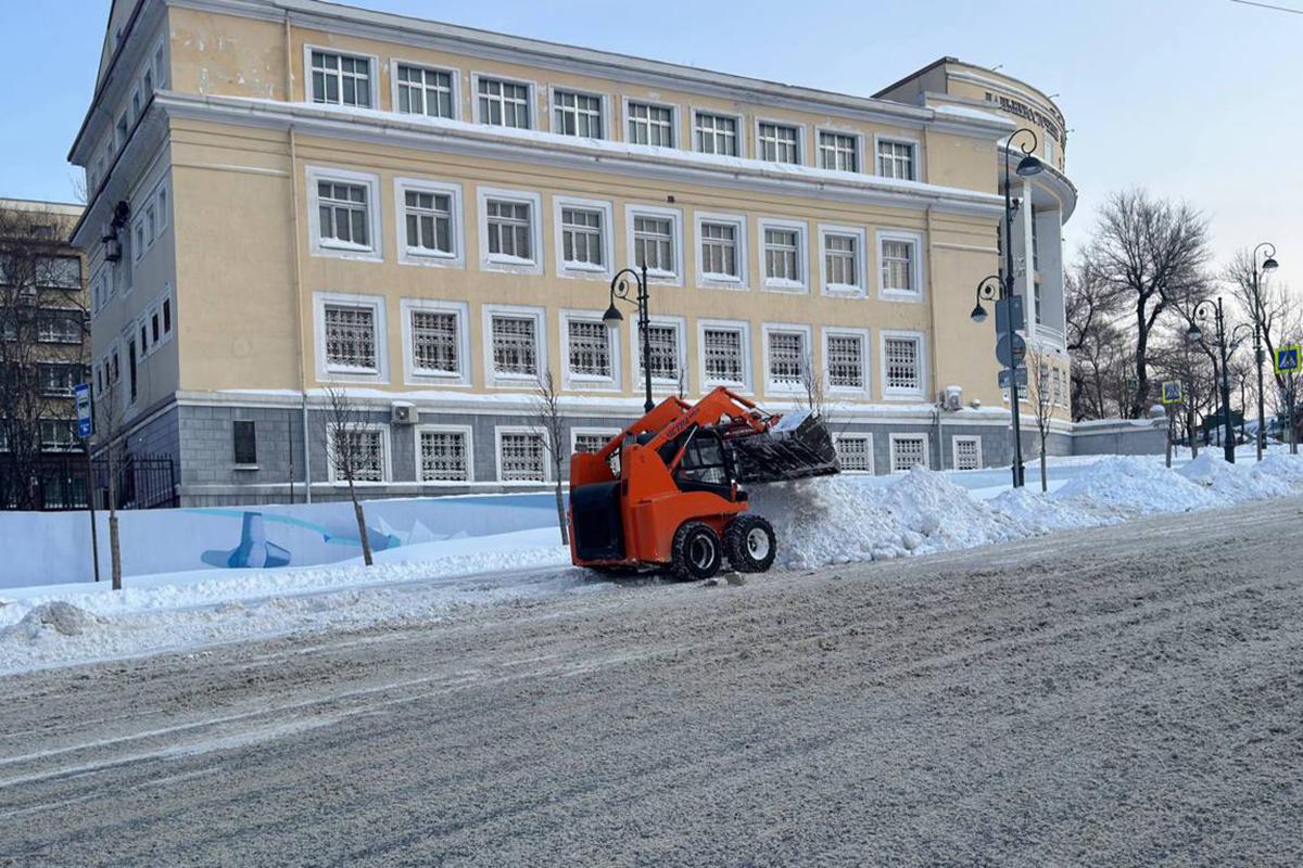 Снегопад во Владивостоке, 11 января 2026 года