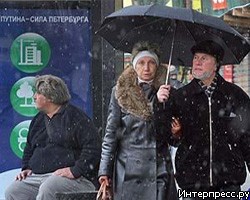 В Петербурге сохранится слякотная погода