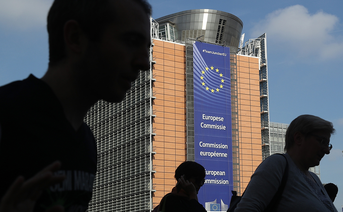 Вид на здание Еврокомиссии