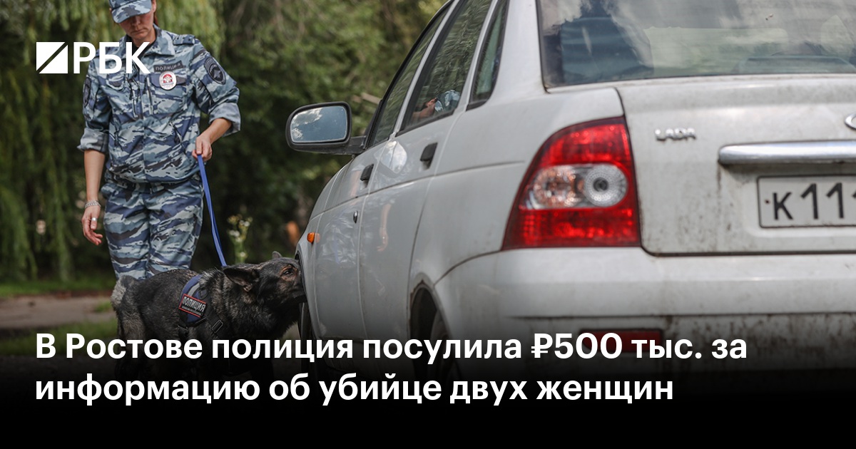 В Ростове полиция посулила ₽500 тыс. за информацию об убийце двух женщин