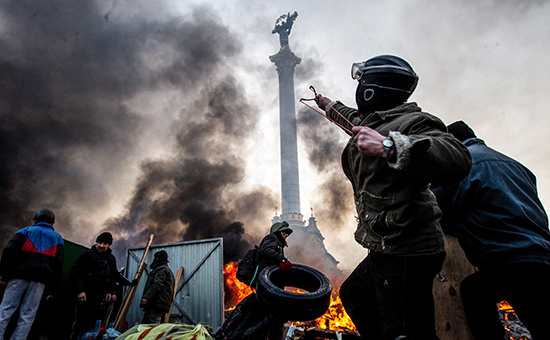 Антиправительственные выступления в Киеве в феврале 2014 года