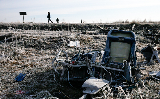 Место крушения Boeing MH-17. Архивное фото