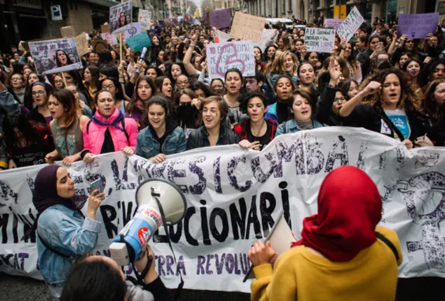 Массовые протесты в Испании 8 марта 2018 года