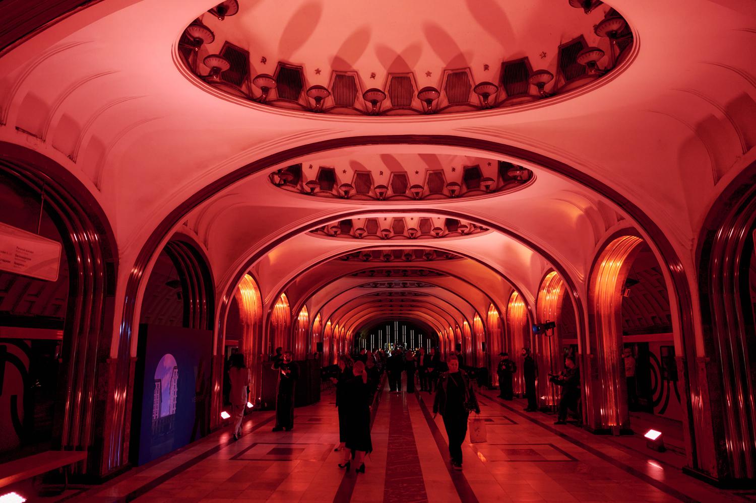 Станция «Маяковская» в ночь концерта