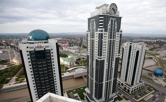 Комплекс высотных зданий &laquo;Грозный-Сити&raquo; в&nbsp;центре столицы Чечни
