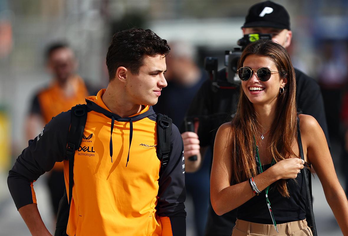 Лэндо Норрис с&nbsp;Луизиньей Оливейрой
&nbsp;