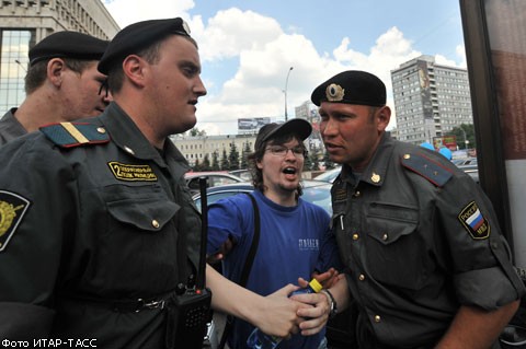 Автопробег "Синих ведерок" в честь юбилея ГАИ МВД