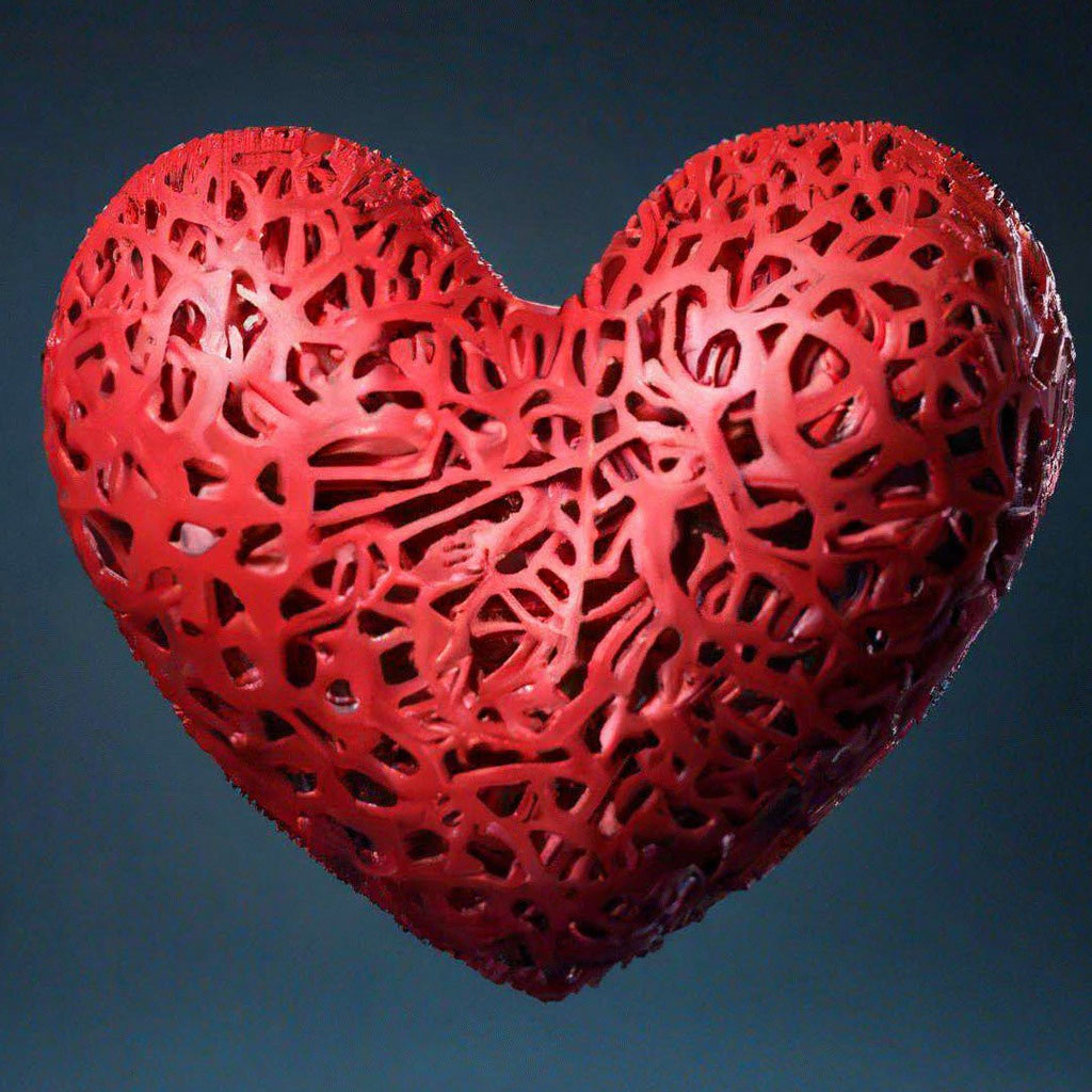 Запрос к &laquo;Шедевруму&raquo;: сердце, напечатанное на 3D-принтере