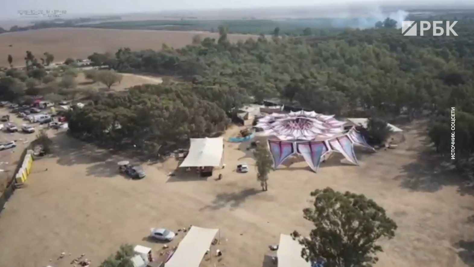 Кадры с места фестиваля в Израиле, где ХАМАС убил больше 200 человек