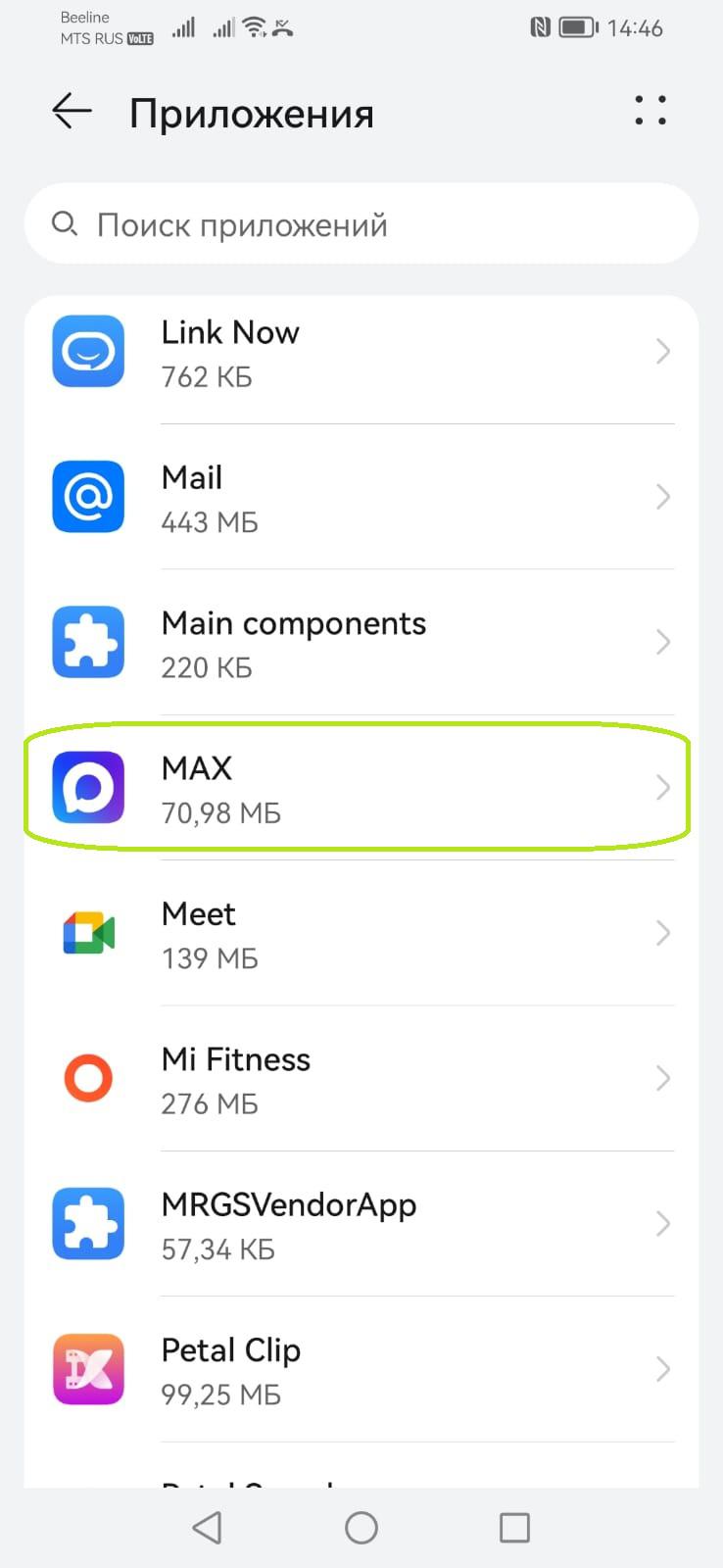 Как настроить приложение MAX