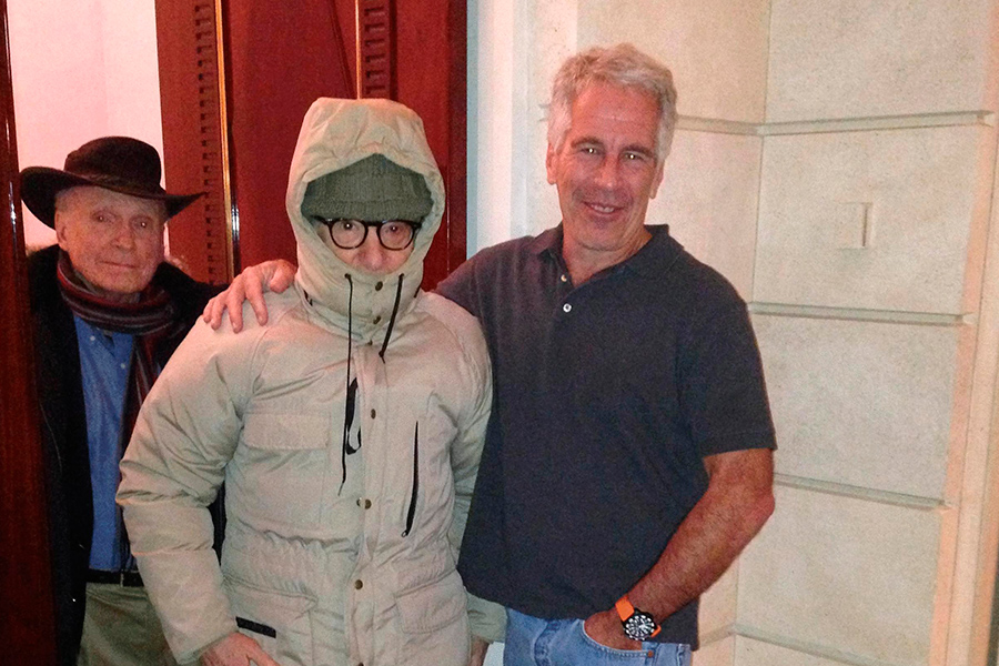 Вуди Аллен с Джеффри Эпштейном