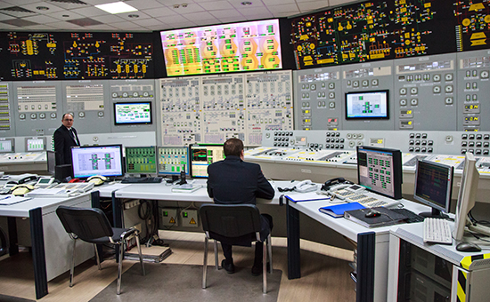 Блочный щит управления пятым блоком Нововоронежской атомной электростанции


