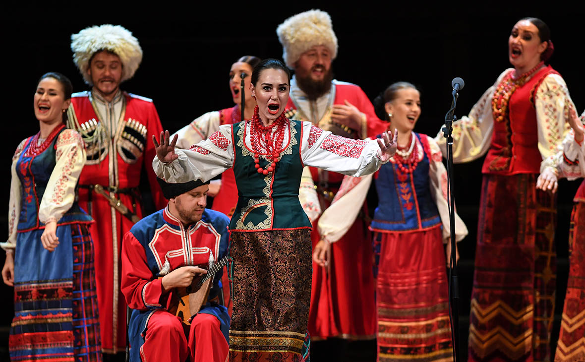 Кубанский казачий хор фото участников