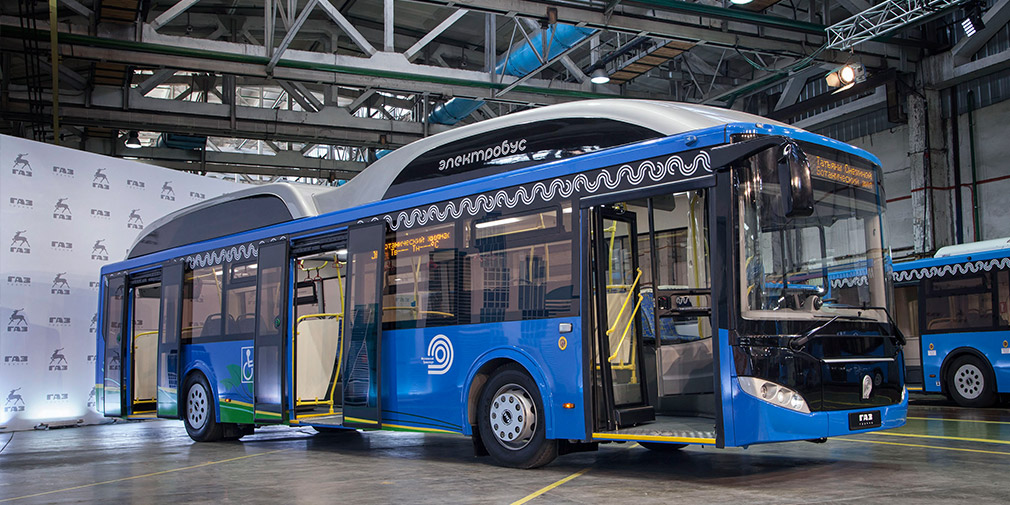 ГАЗ представил свой новый электрический автобус