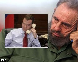 Д.Медведев поздравил Ф.Кастро с юбилеем по телефону