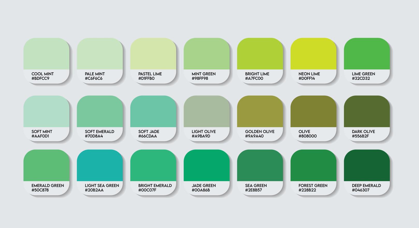 С каким цветом сочетается зеленый в интерьере