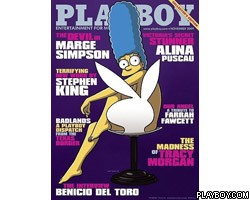 Мардж из "Симпсонов" попала на обложку Playboy 