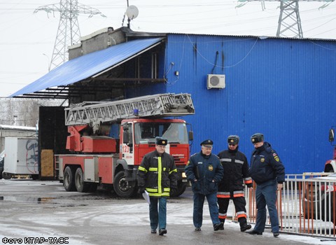 Пожар на строительном рынке:погибли 15 человек