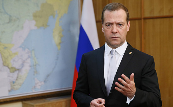 Премьер-министр России Дмитрий Медведев

