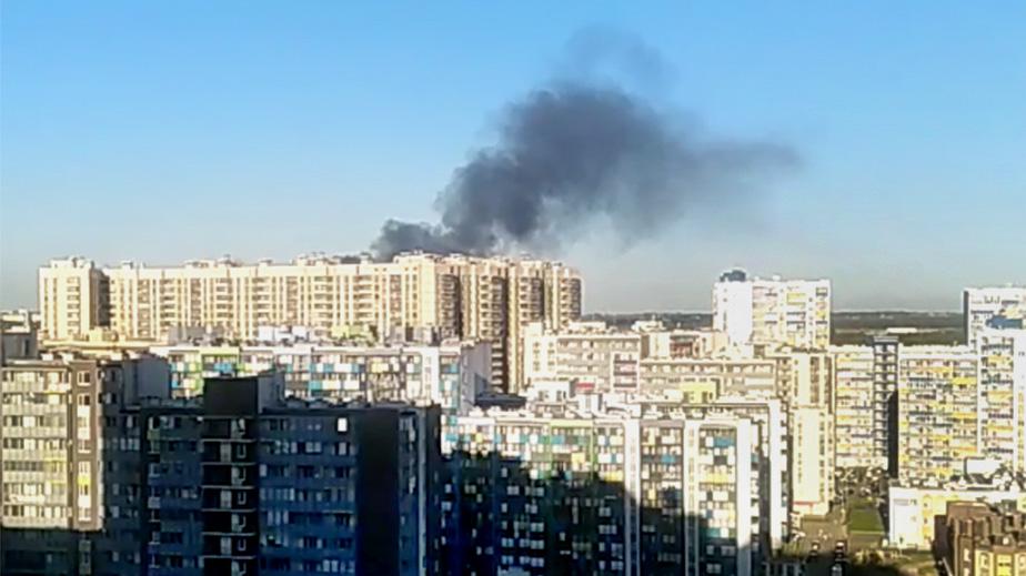 Под Петербургом произошел крупный пожар из-за трансформатора